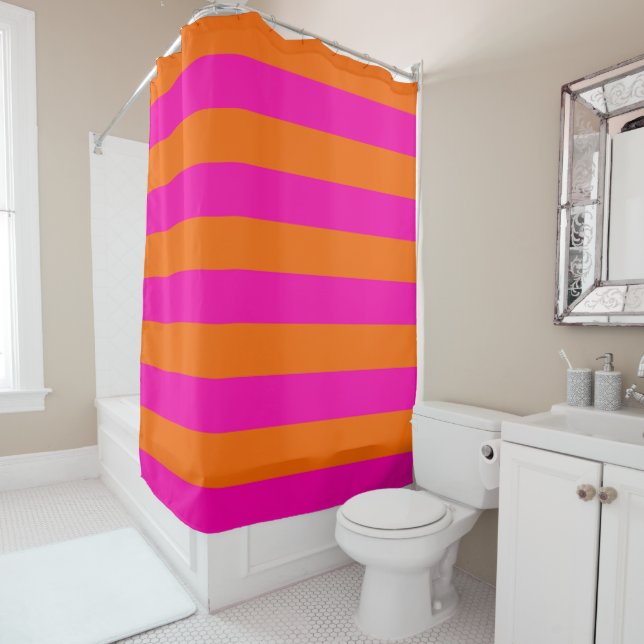 PixDezines Hot Pink/Orange/Stripes Adjustable (In Situ)