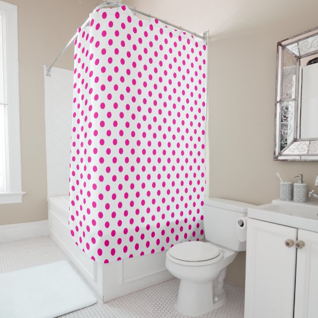 PixDezines Hot Pink Polka Dots (In Situ)