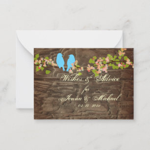 PixDezines Inséparables rustiques, cartes de conse