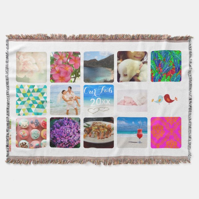 PixDezines instagram this throw blankets (Front)