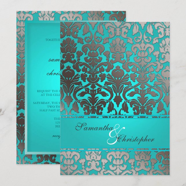 PixDezines INVITATIONS DE DOMMAQUES DE FLORE PLATI (Devant / Derrière)