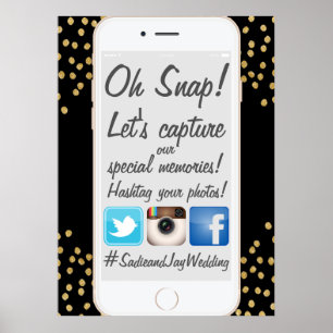 PixDezines iPhone Hashtag Us Sign for Events