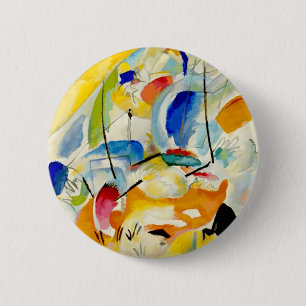 PixDezines Kandinsky 1913 Sea Battle 2 Inch Round Button