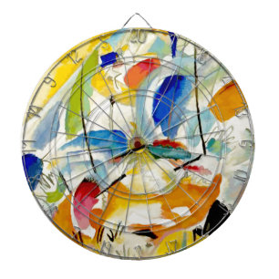 PixDezines Kandinsky 1913 Sea Battle Improv 31 Dartboard