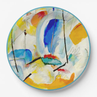 PixDezines Kandinsky 1913 Sea Battle Improv 31 Paper Plate
