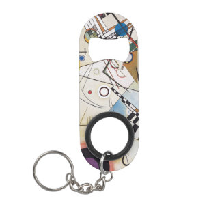 PixDezines Kandinsky 1923 Composition VIII Keychain Bottle Opener