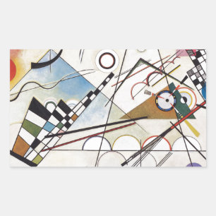 PixDezines Kandinsky 1923 Composition VIII Sticker