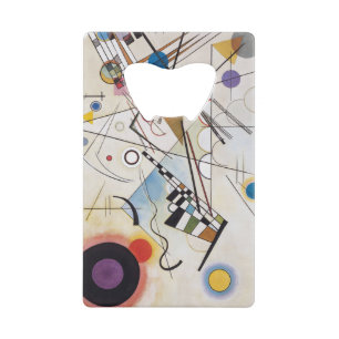 PixDezines Kandinsky 1923 Composition VIII Wallet Bottle Opener