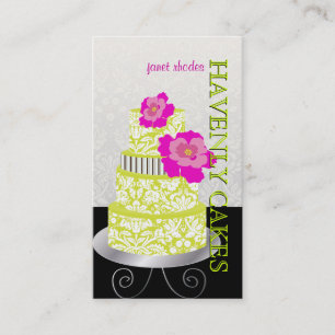 PixDezines Keylime Sponge Cake/pâtisserie Business Card