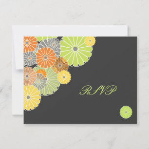 PixDezines Kiku (chrysanthemum) RSVPs require 5x7 RSVP Card