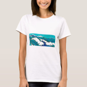 PixDezines konen uehara ocean waves, 上原 T-Shirt