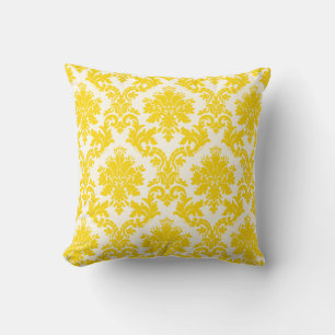 PixDezines la paloma damask/diy background Throw Pillow