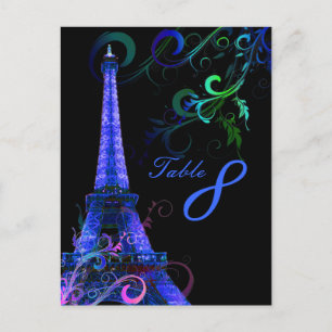 PixDezines la tour eiffel/paris Postcard