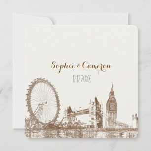 PixDezines london/DIY background colour Invitation
