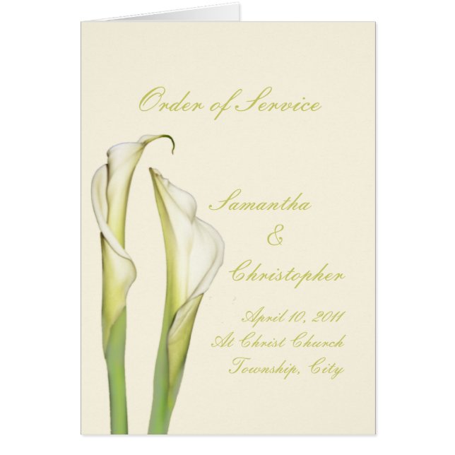 PixDezines lys calla blanc/do-it-yourself arrière  (Devant)