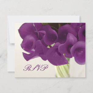 PixDezines Lys/do-it-yourself de Calla violet RSVP