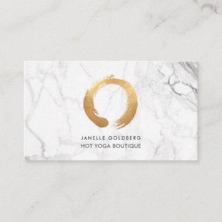 PixDezines Marble/Circle of Life/Faux Gold Business Card