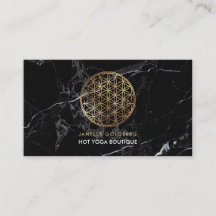 PixDezines Marble/Flower of Life/Faux Gold