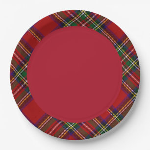 PixDezines McLean Scottish Tartan Paper Plate