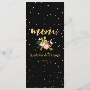 PixDezines menu floral watercolor/ranunculus