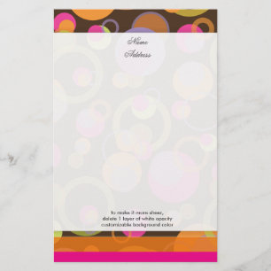 PixDezines Mod Bubbles, custom background colour!! Stationery
