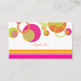 PixDezines Mod Bubbles/mitzvah place cards