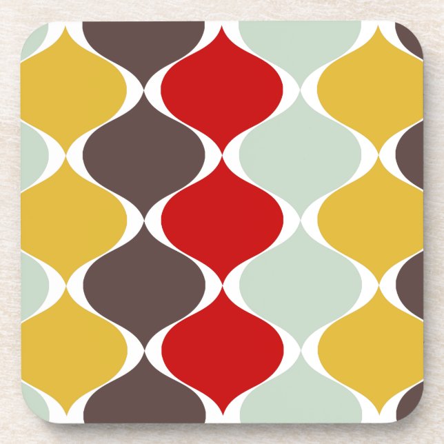 PixDezines mod ogee/diy background colour Coaster (Front)