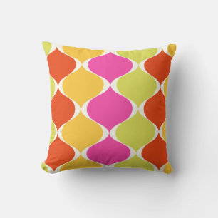 PixDezines mod ogee DIY background colour Throw Pillow