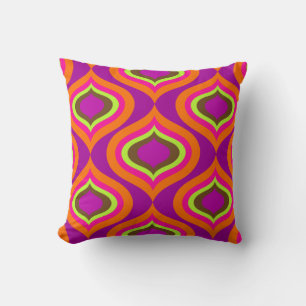 PixDezines mod ogee DIY background colour Throw Pillow