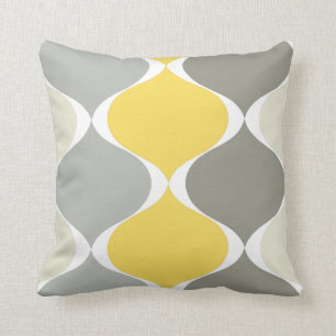 PixDezines mod ogee DIY background colour Throw Pillow