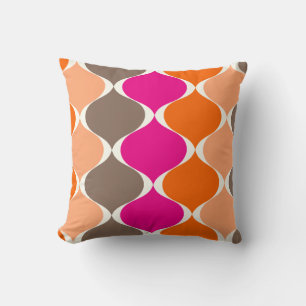 PixDezines mod ogee DIY background colour Throw Pillow