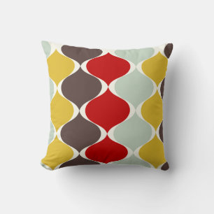 PixDezines mod ogee DIY background colour Throw Pillow