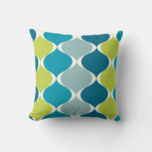 PixDezines mod ogee DIY background colour Throw Pillow