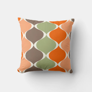 PixDezines mod ogee DIY background colour Throw Pillow