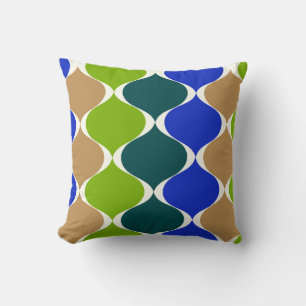 PixDezines mod ogee DIY background colour Throw Pillow