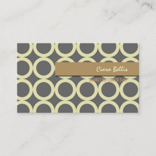 PixDezines Mod Rings {customizable background} Business Card