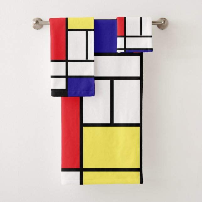 PixDezines Modernisme Blocs de couleurs primaires (En situation)