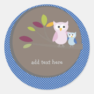 PixDezines Mommy+baby for a baby shower Classic Round Sticker