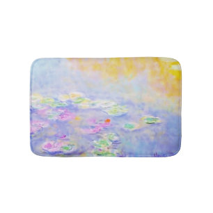 PixDezines monet lily pond at giverny Bath Mat