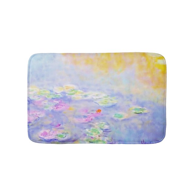 PixDezines monet lily pond at giverny Bath Mat (Front)