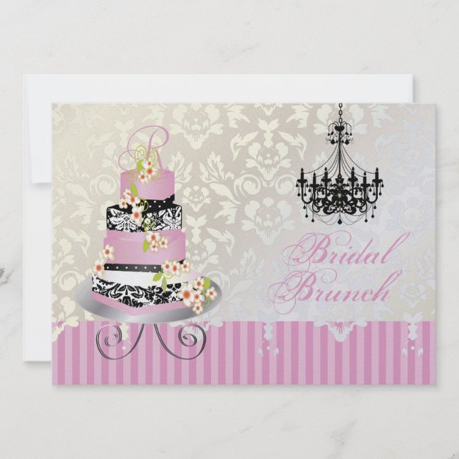 PixDezines monogram bridal cake/pink (Front)