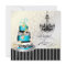 PixDezines monogram bridal shower, blue cake