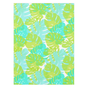 PixDezines Monstera/Aqua/Lime/DIY background Tablecloth
