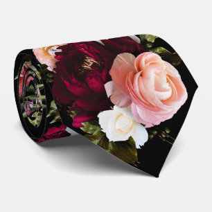 PixDezines Moody Fresh Flowers DIY Background Tie