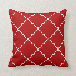 PixDezines moroccan trellis/diy background colours Throw Pillow