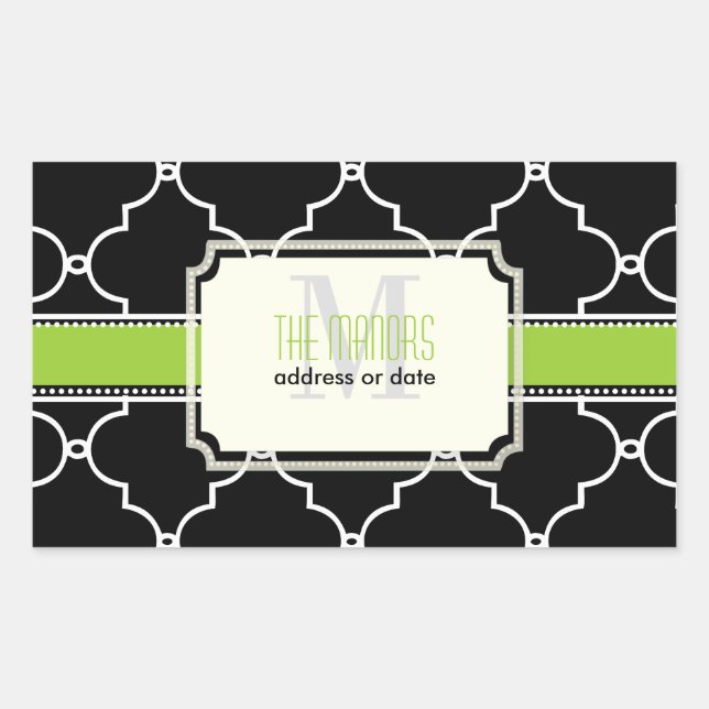 PixDezines moroccan trellis/DIY colours Sticker (Front)