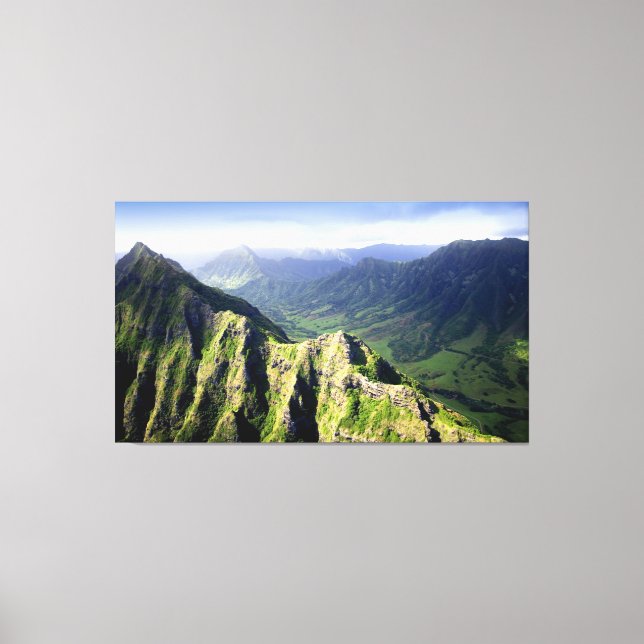 PixDezines napali coast Canvas Print (Front)