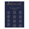 PixDezines Navy+Gold Calligraphy, Seating Chart