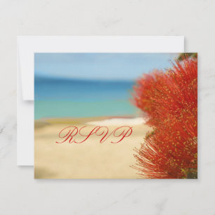 PixDezines Ohia+Beach LARGE RSVPs require 5x7 RSVP Card