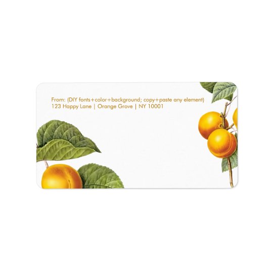 PixDezines Orchard/Peaches/Redoute